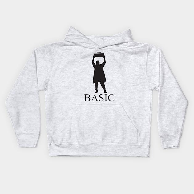 Say Anything Basic  (Black) Kids Hoodie by joefixit2